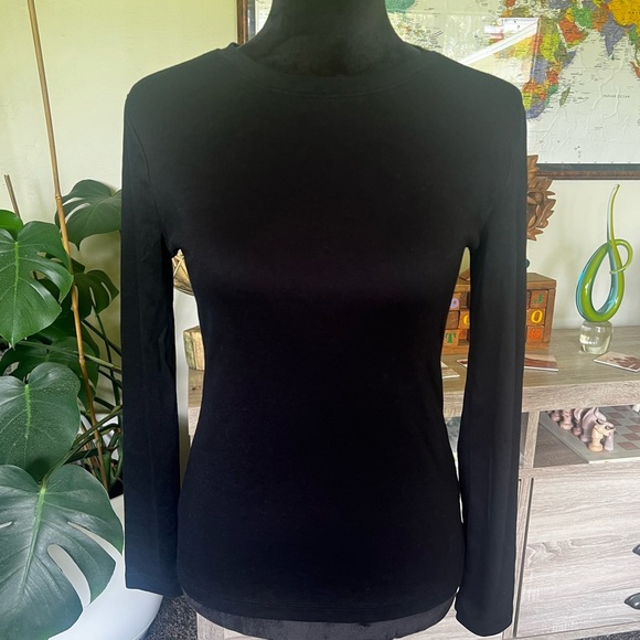 a new day Black Long Sleeve Blouse - Picture 1 of 7